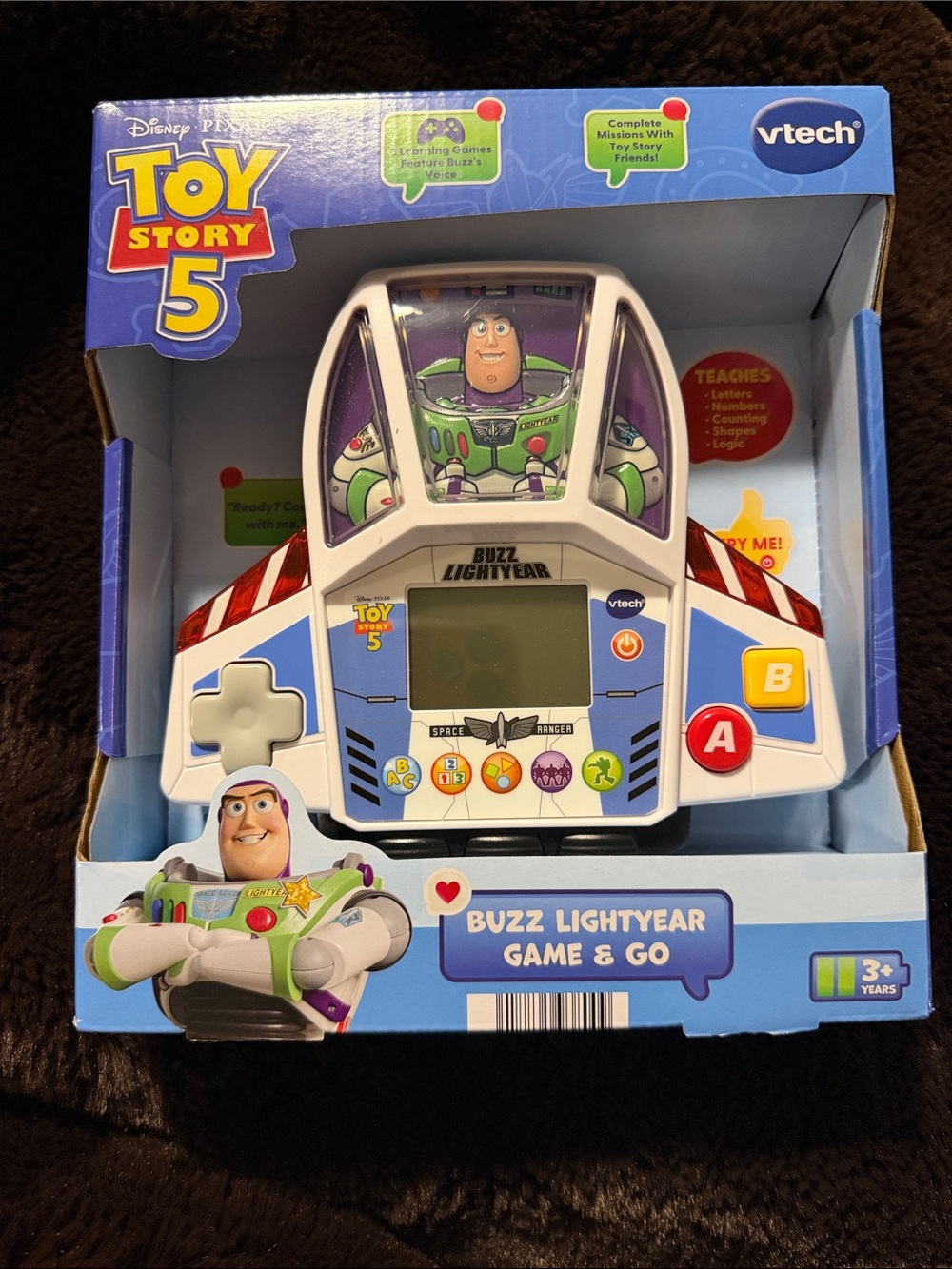 VTech Buzz Lightyear Game & Go - White and Blue